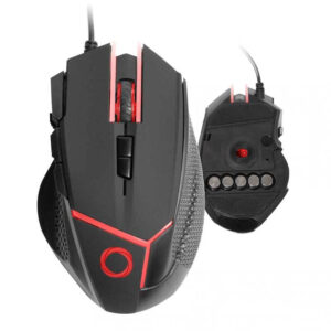 mouse gear en color negro para gamer pro