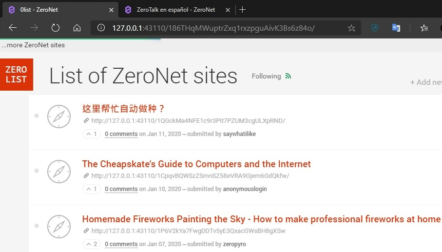 Cómo acceder a la red oscura ZeroNet